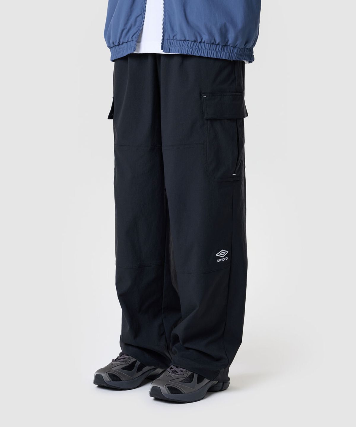 엄브로(UMBRO) 카고 조거 & 스트레이트 2WAY 우븐 팬츠 블랙 UR323CPT92