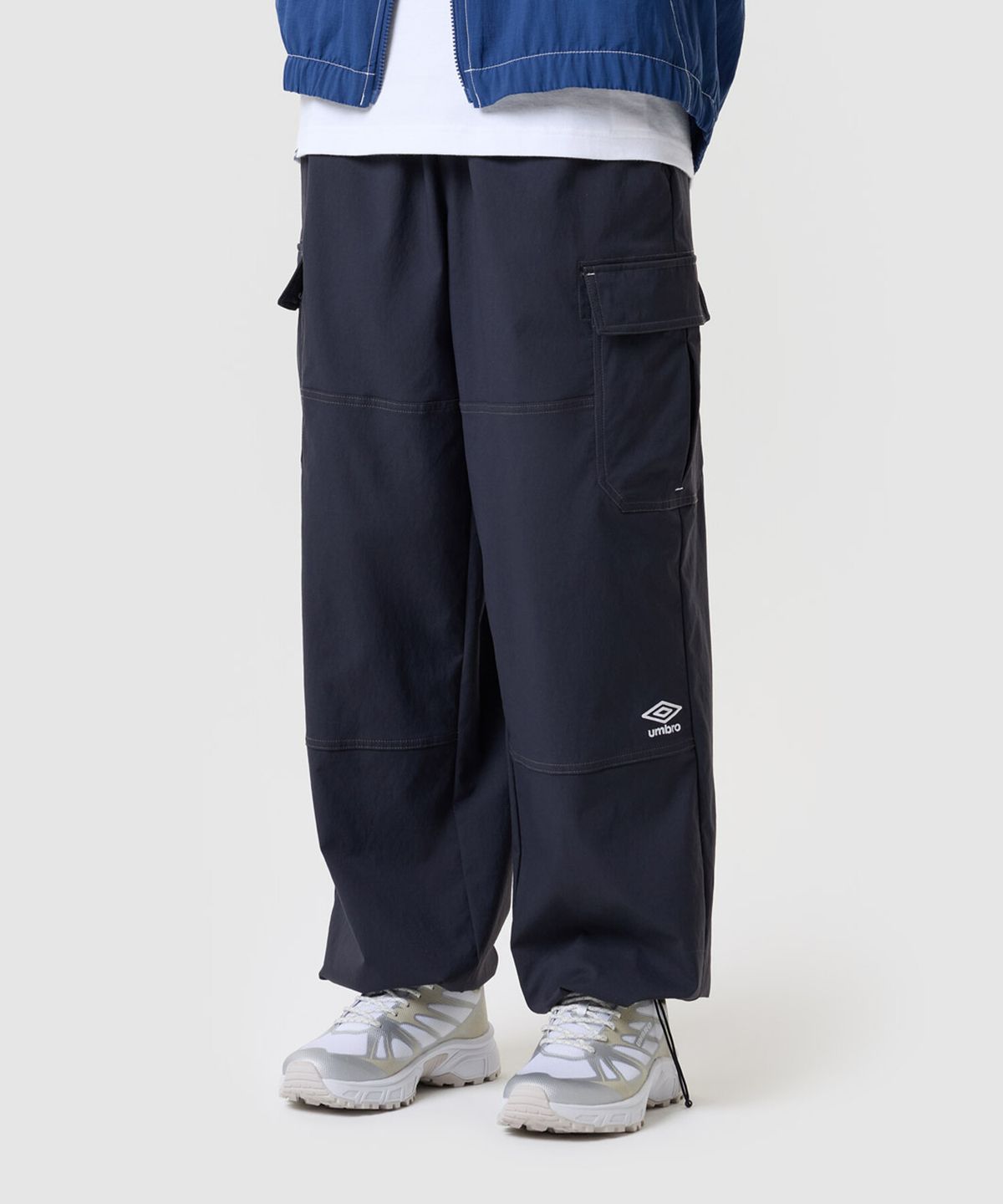 엄브로(UMBRO) 카고 조거 & 스트레이트 2WAY 우븐 팬츠 네이비 UR323CPT92