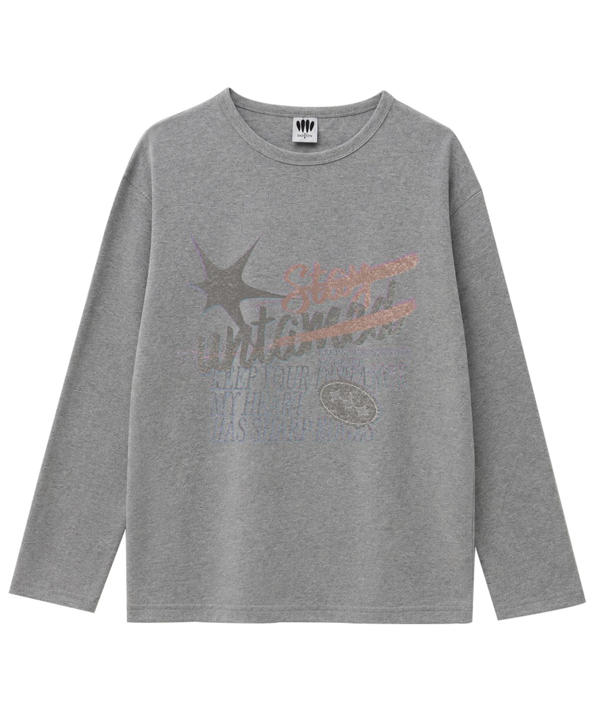 도톤(DOTON) STAY UNTAMED LONG SLEEVE (Grey)
