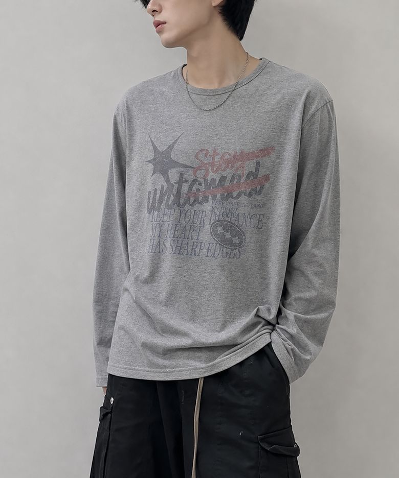 STAY UNTAMED LONG SLEEVE (Grey)