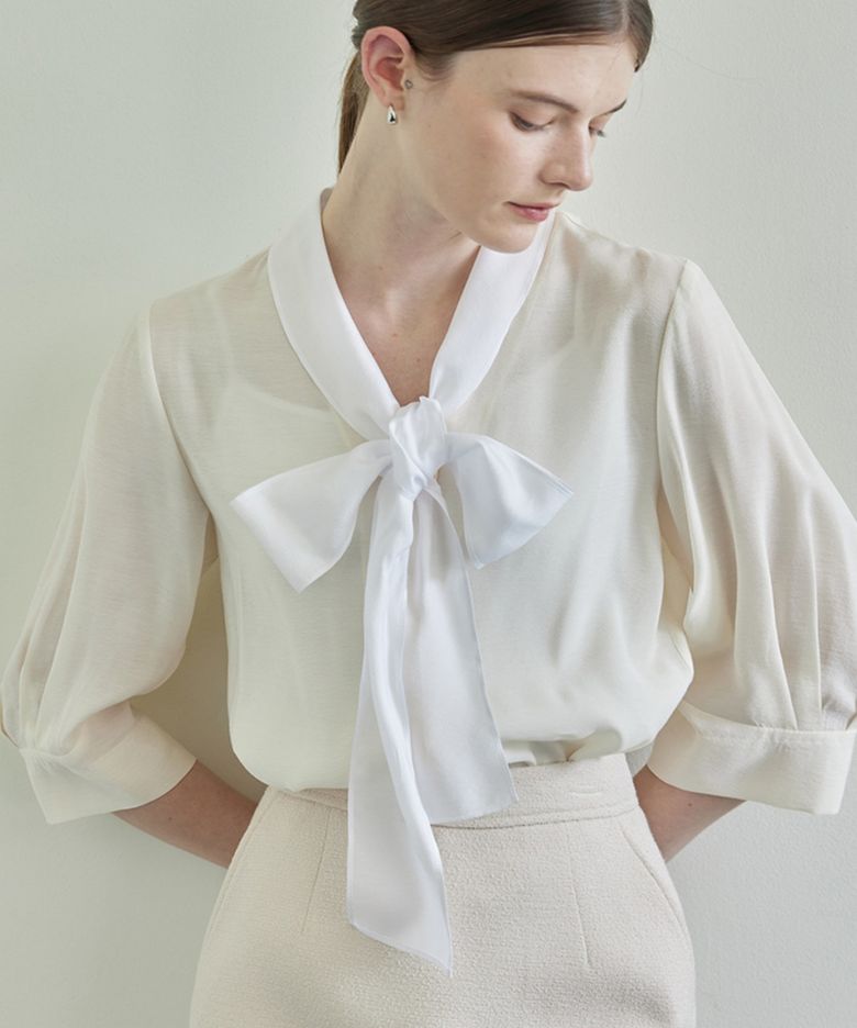 Shine Mow Blouse_Cream