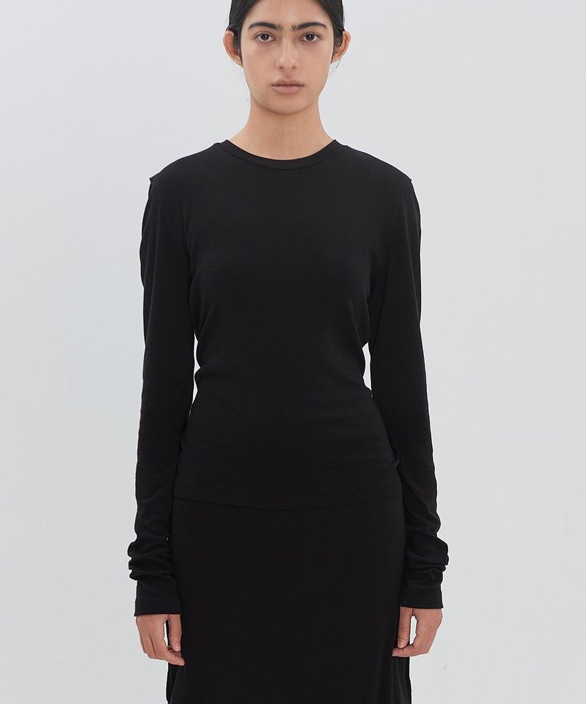 래코드(RECODE) Overlapped Layered Top RJTAM26597BKX