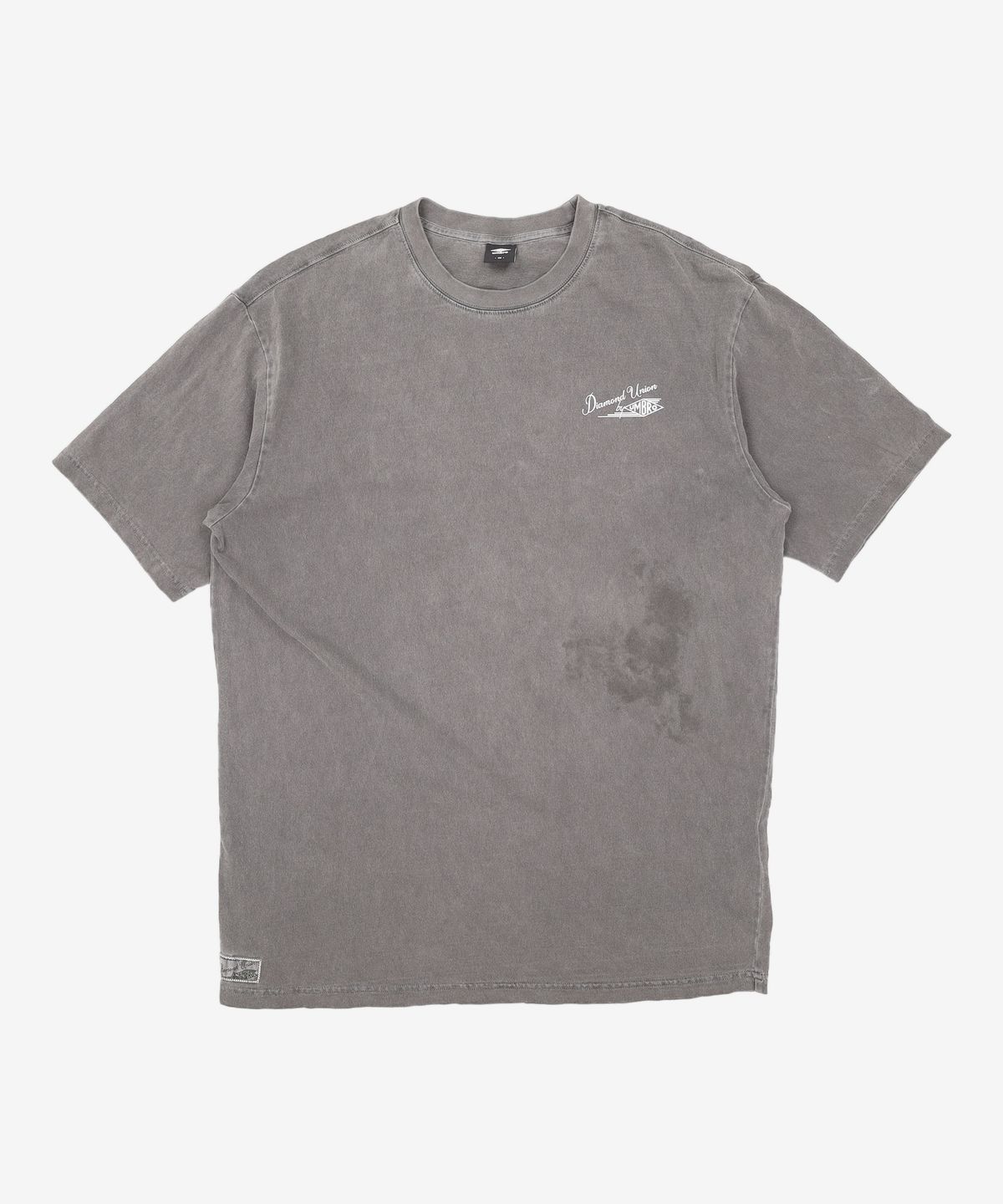 엄브로(UMBRO) 웨이파인더 가먼트다잉 레터링 반팔 티셔츠 차콜(UQ121CRS11) 100