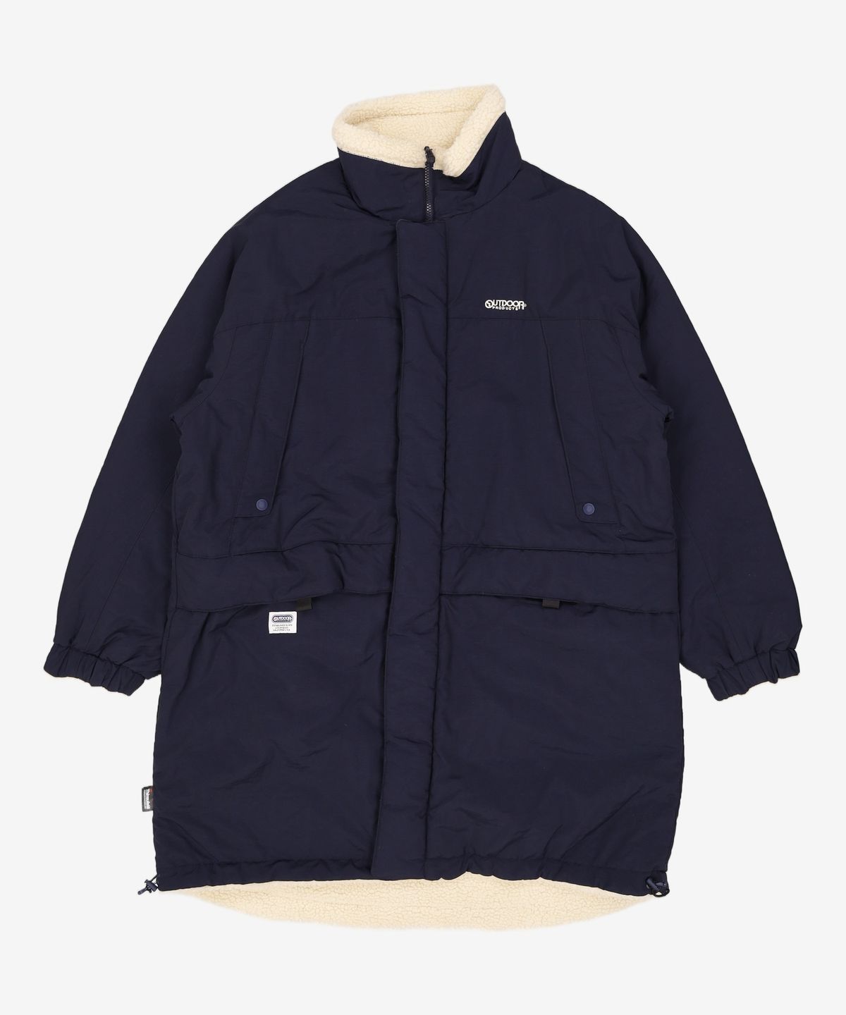 아웃도어 프로덕츠(OUTDOOR PRODUCTS) 리버서블 쉐르파 롱 짚업 점퍼REVERSIBLE LONG SHERPA JP L