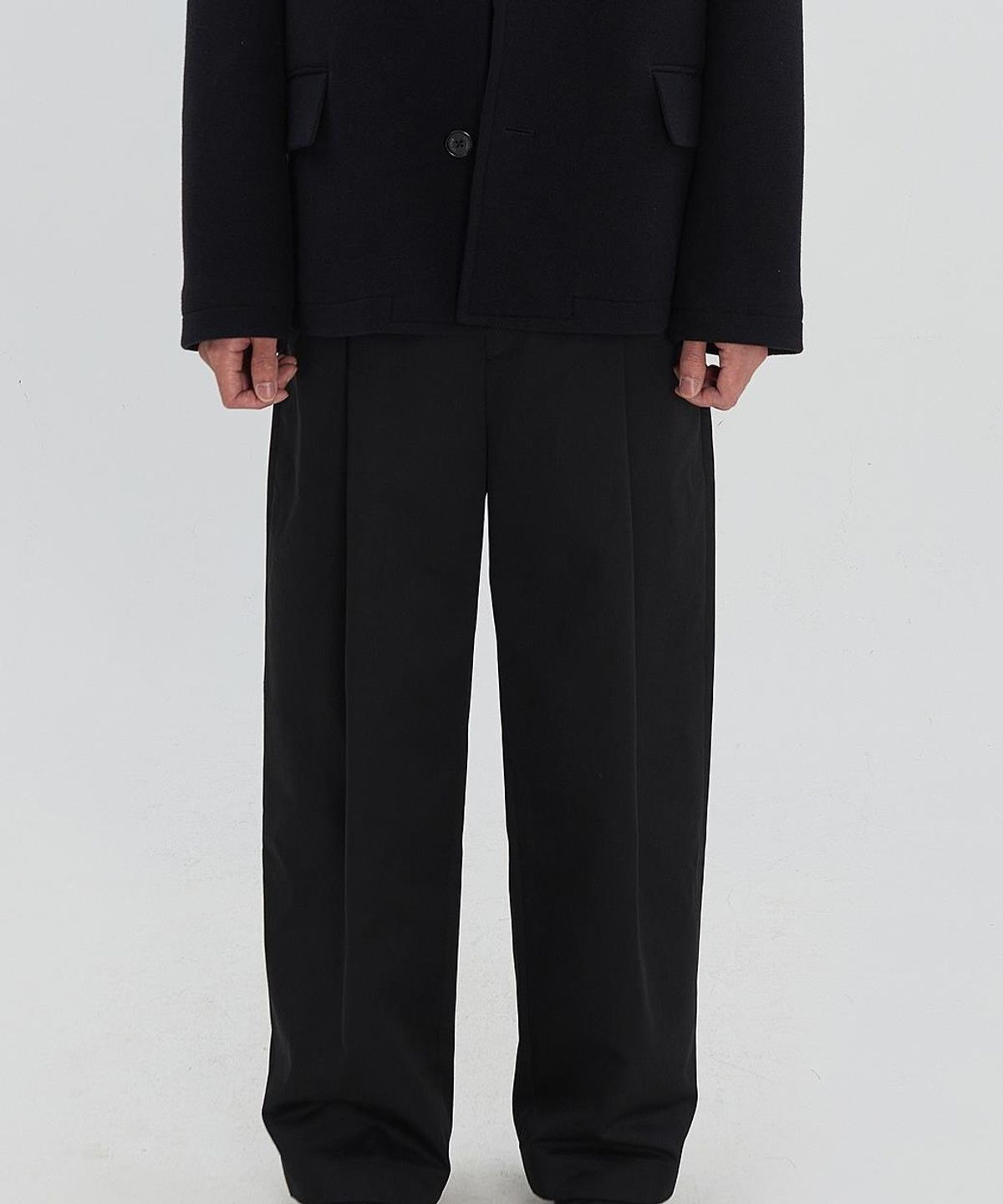 래코드(RECODE) Raw-Edged Pants RJPAM26694BKX