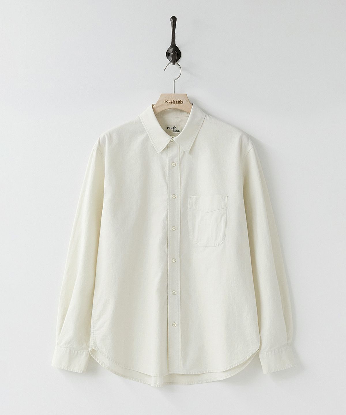 러프사이드(ROUGHSIDE) Unit Shirt Ecru