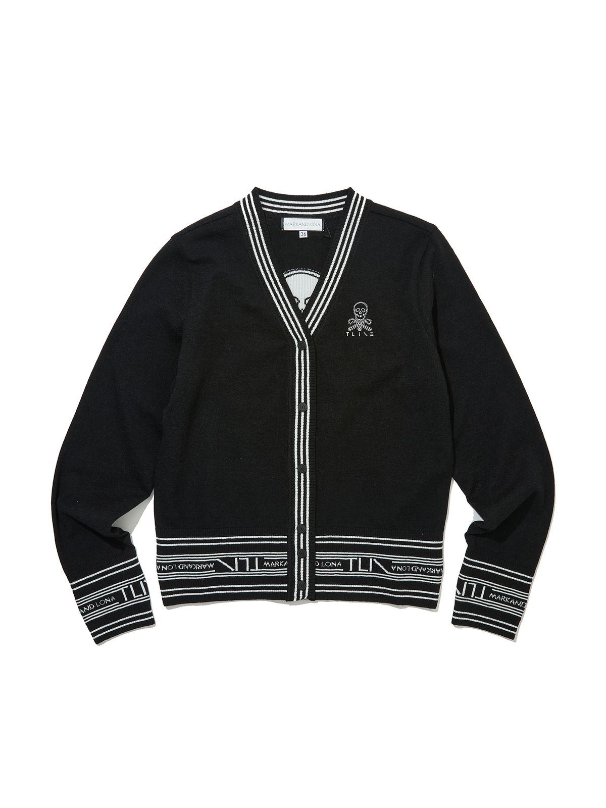 마크앤로나(MARK&LONA) W T-LINE BUTTON CARDIGAN LS3XB71F