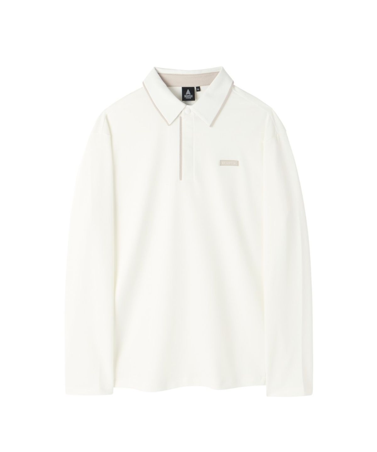 브롬톤 런던(BROMPTON LONDON) COLLAR T-SHIRT - WHITE (P263MPL120)
