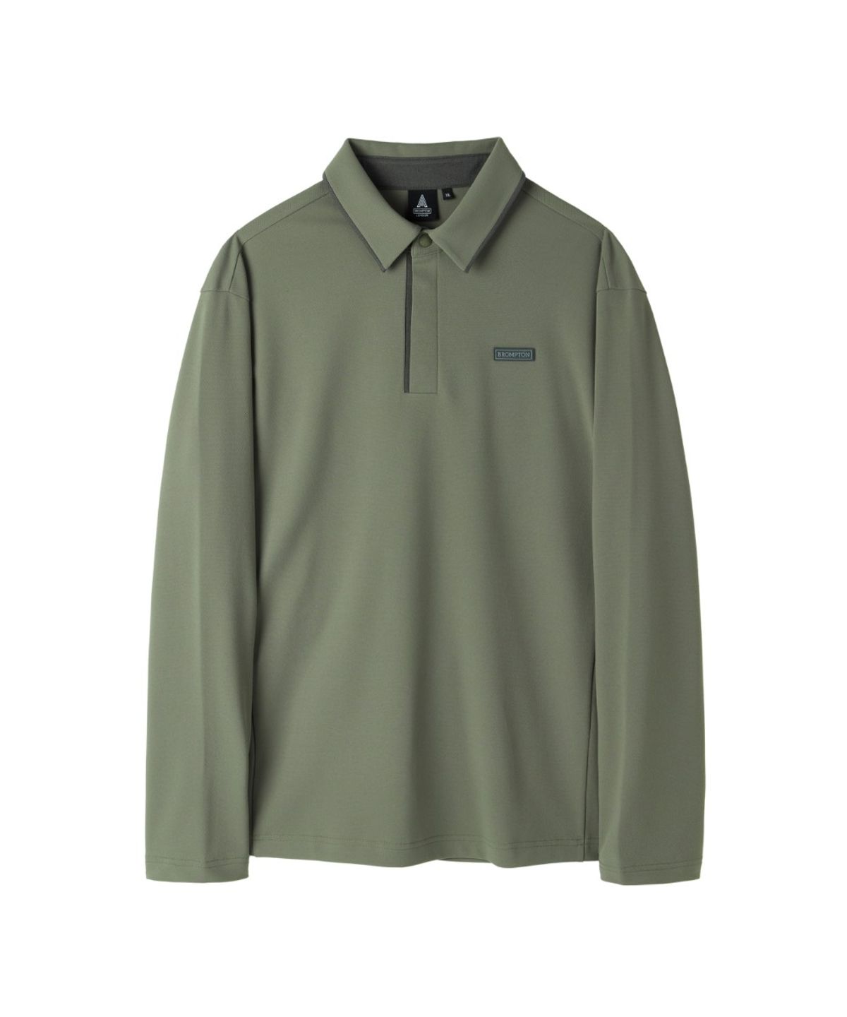 브롬톤 런던(BROMPTON LONDON) COLLAR T-SHIRT - CHARCOAL (P263MPL120)