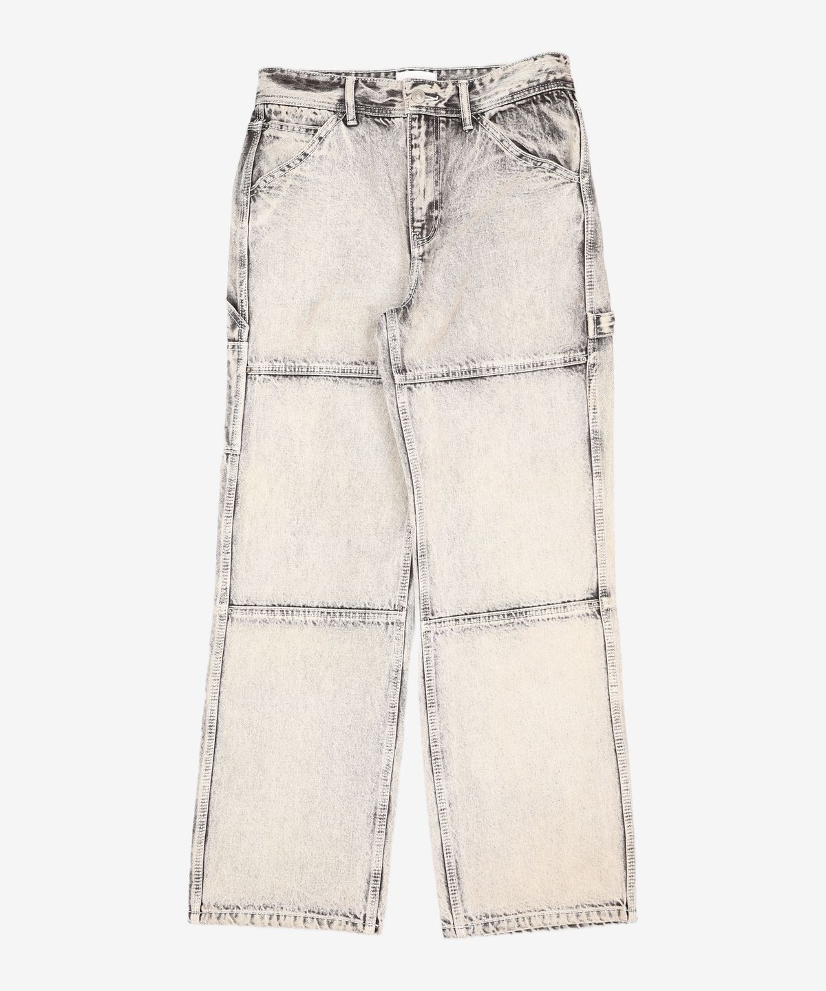 메종미네드(MAISON MINED) WHITE SPREAD CARPENTER DENIM-WHITE 46