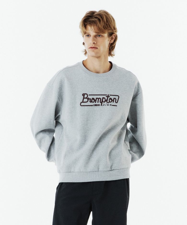 BROMPTON LOGO GRAPHIC SWATESHIRT - M/GREY (P263MSW163)