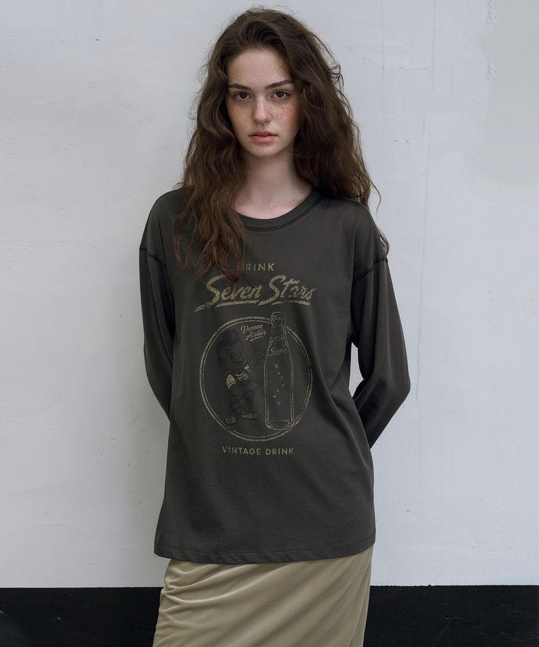 A3628 Vintage soda 롱 슬리브_Charcoal