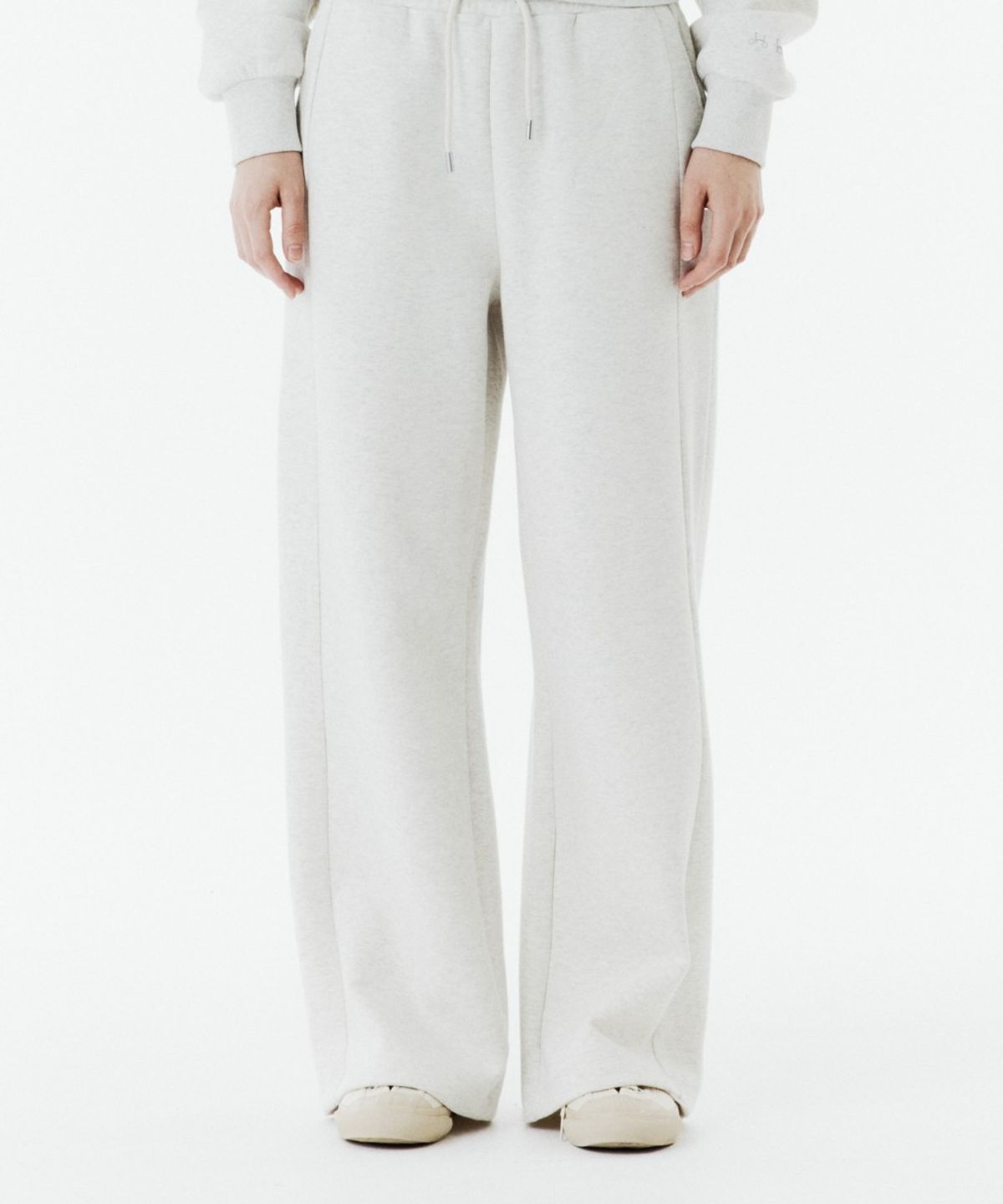 브롬톤 런던(BROMPTON LONDON) W WIDE SWEAT TROUSERS - OATMEAL (P263WPT161)