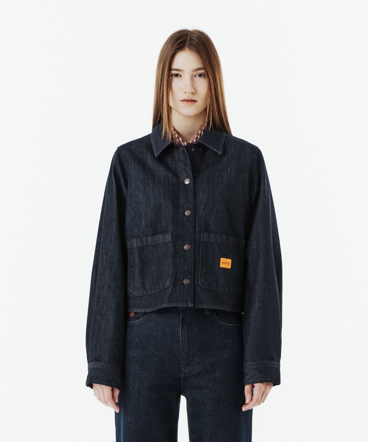 브롬톤 런던(BROMPTON LONDON) W DENIM SHIRTKET - INDIGO (P263WSH460)