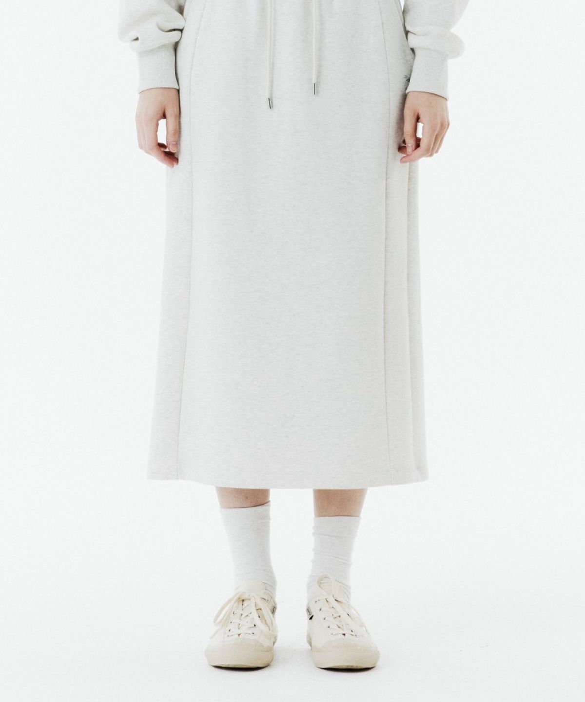 브롬톤 런던(BROMPTON LONDON) W SWEAT SKIRT - OATMEAL (P263WSK161)