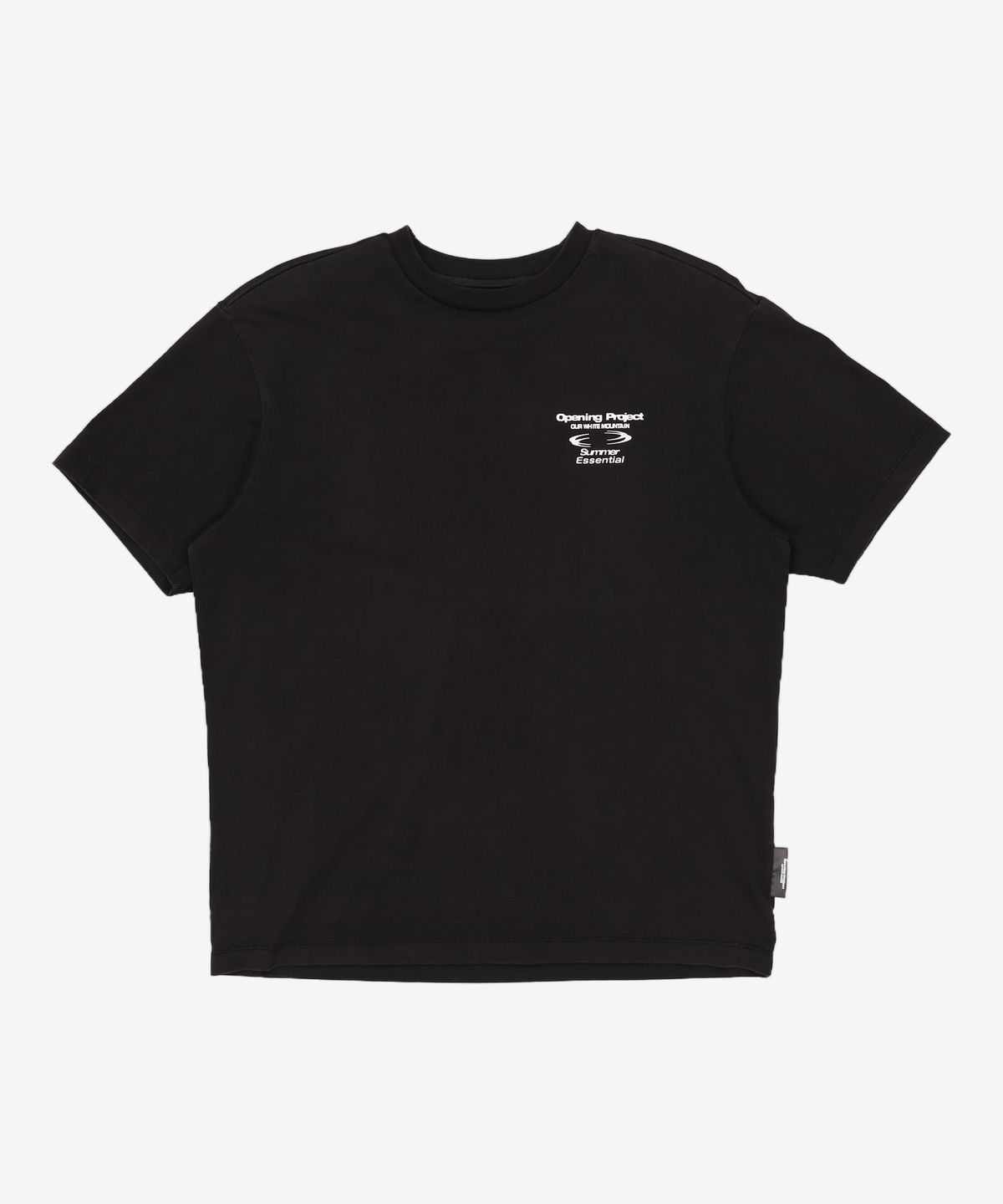 오프닝프로젝트(OPENING PROJECT) Essential T Shirt - Black 2