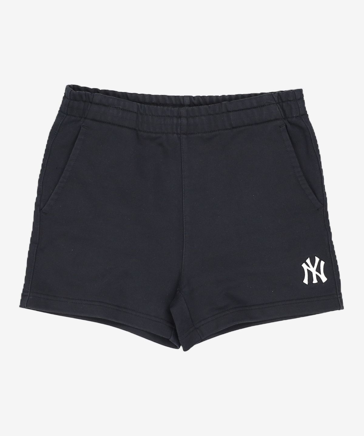 엠엘비(MLB) 베이직 스몰로고 반바지 (셋업) NY (BLACK) XS
