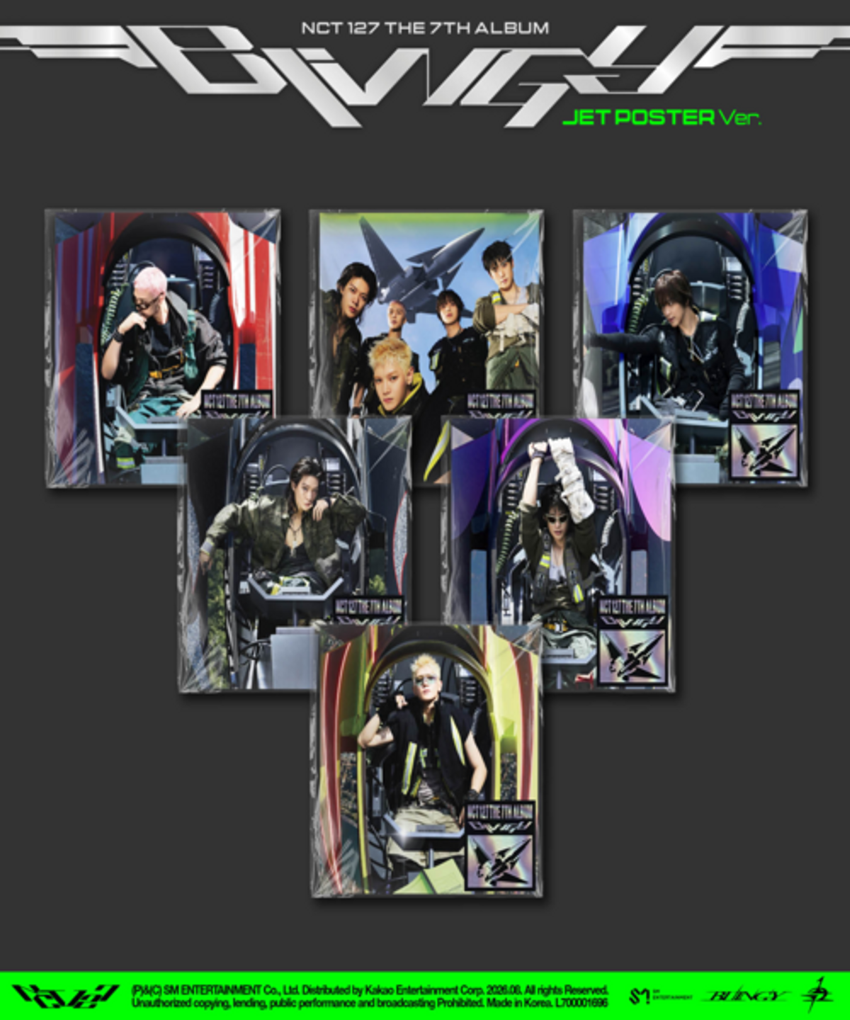 후즈팬 스토어(WHOSFAN STORE) NCT 127 정규 7집 [BLINGY] (JET Poster Ver.)