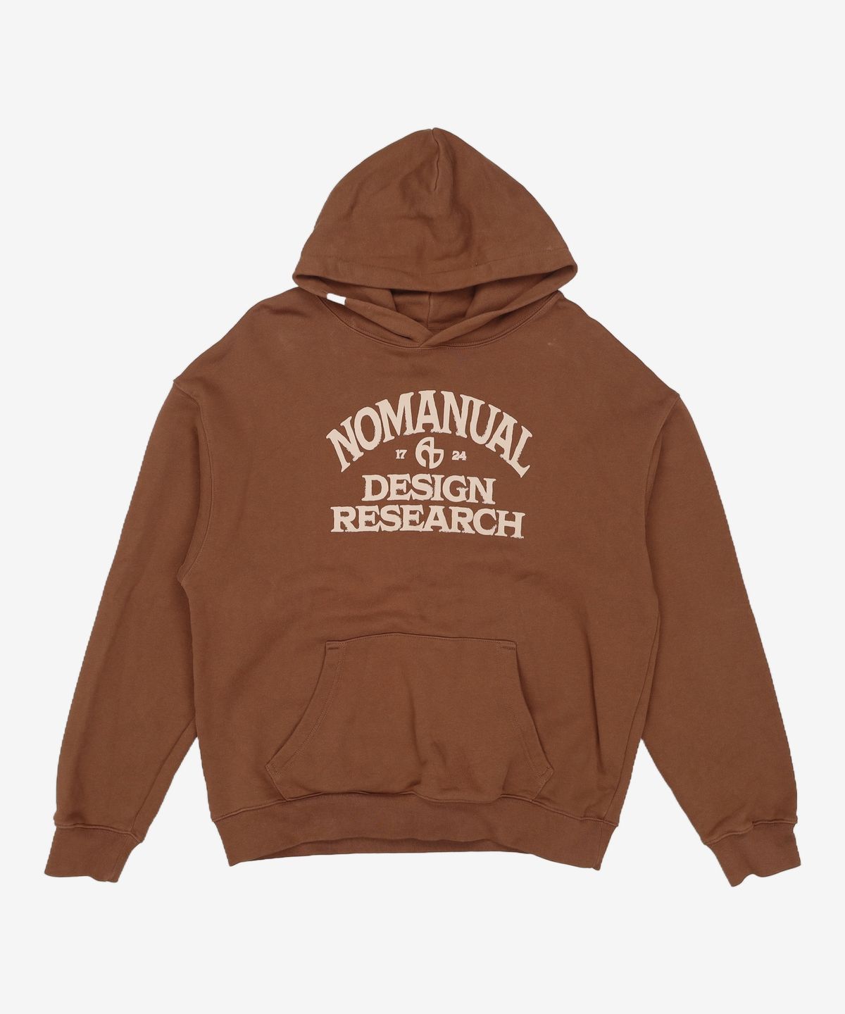 노매뉴얼(NOMANUAL) A.G HOODIE - BROWN 105
