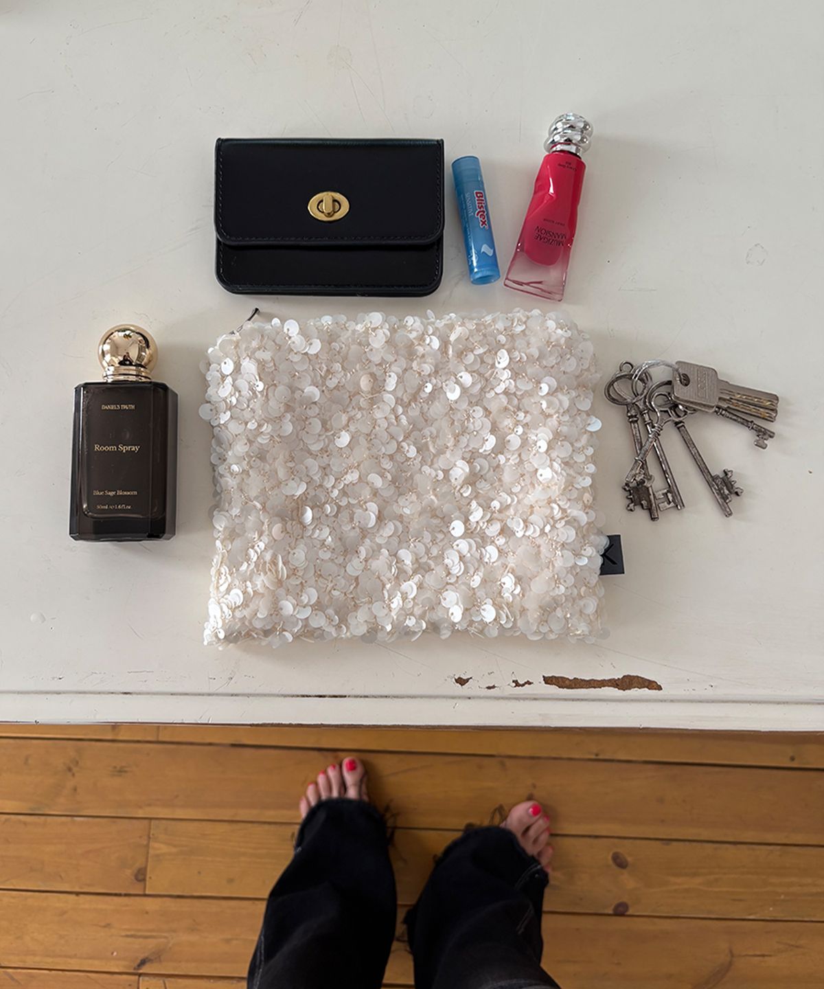 칸드(KAND) Sequin Mist 파우치