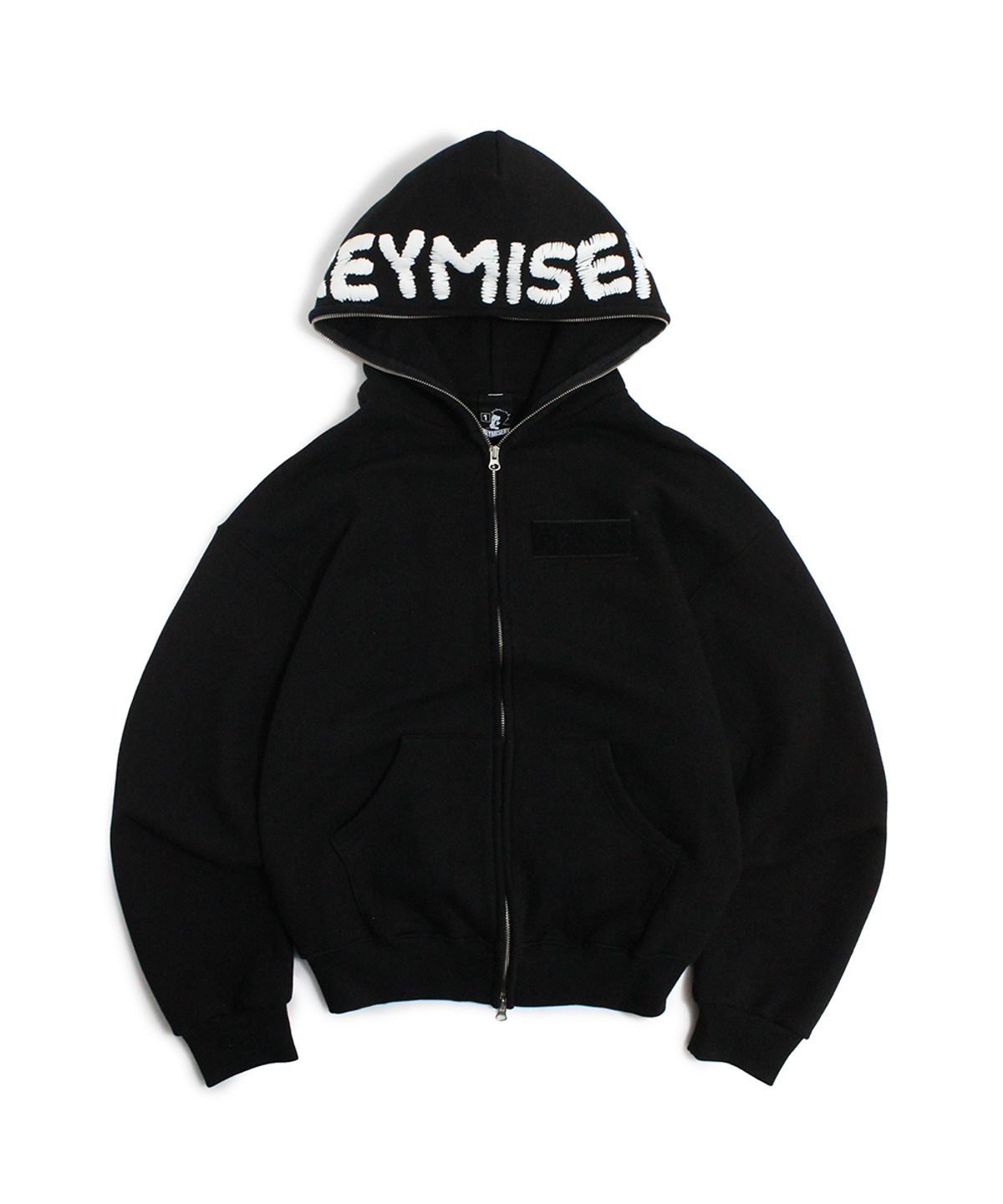 키미저리(KEYMISERY) 위스퍼 풀 집업 후드 (블랙)