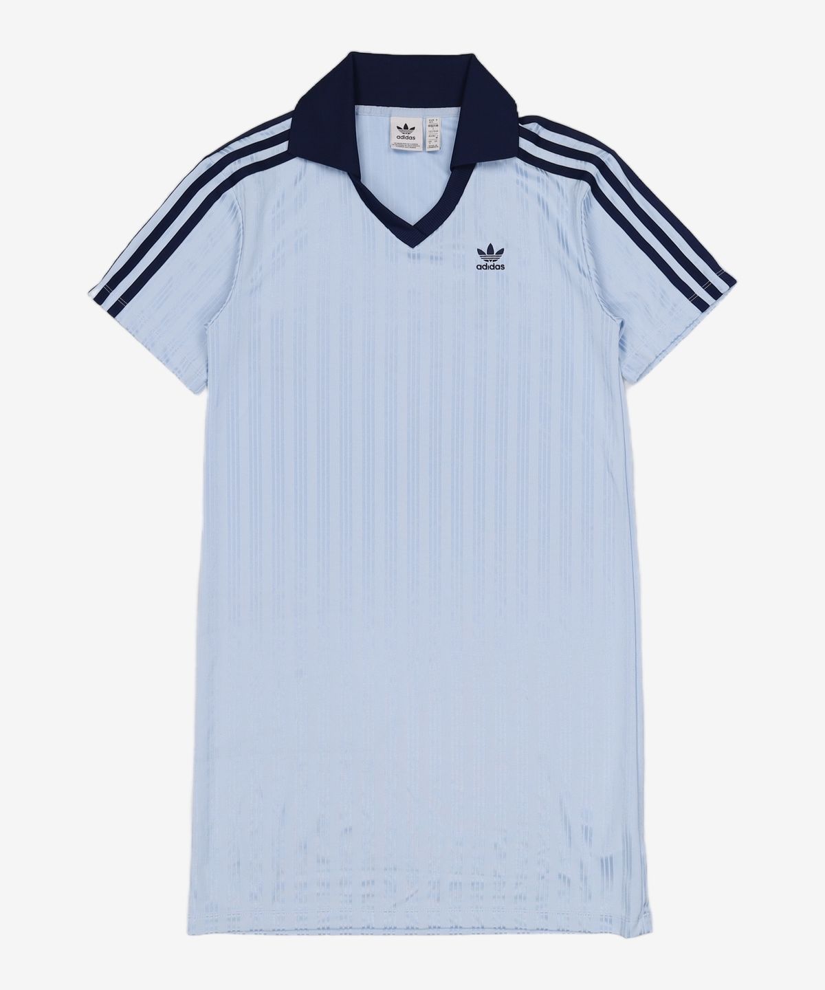 아디다스(ADIDAS) 풋볼 자카드 브이넥 드레스 - 클리어스카이 / JD5879 S