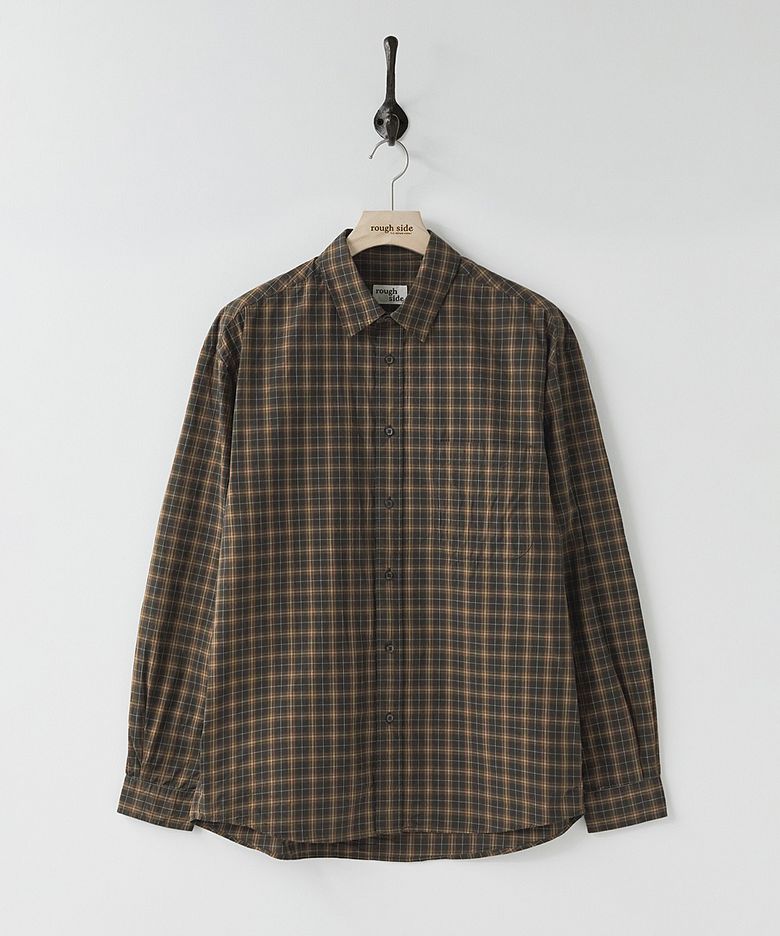 Primary Shirt Brown Plaid
