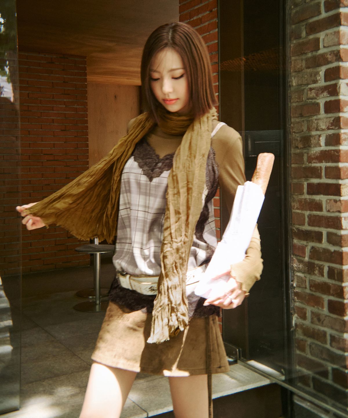더엣지(THEATG) [2종세트] 26FW 울블렌드 크링클 스카프