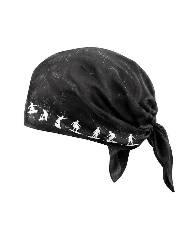 Surfer Graphic Scarf (black)
