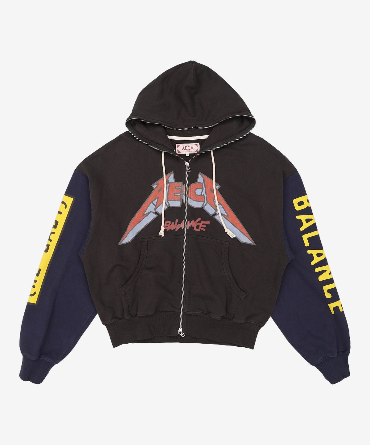 에이카화이트(AECA) RE-GACY ZIP UP HOODIE-CHARCOAL M