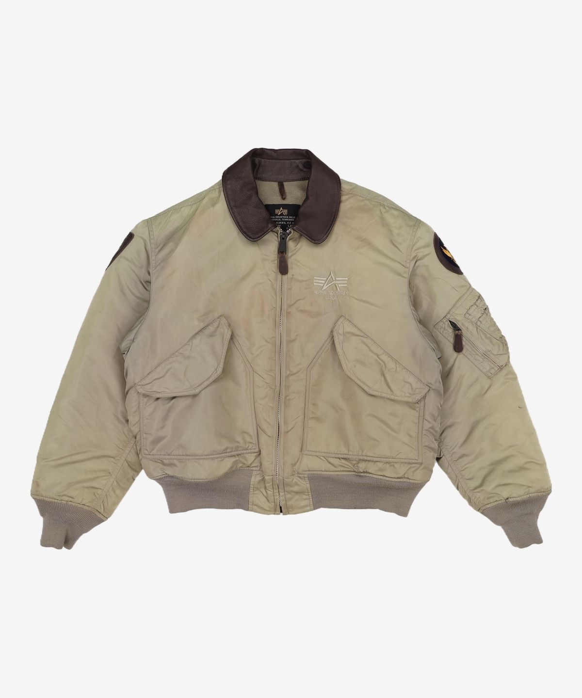알파 인더스트리(ALPHA INDUSTRIES) 항공 점퍼/블루종/MA-1 L