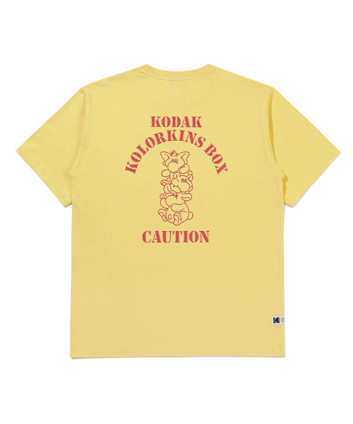 코닥(KODAK) 씨네라운지 컬러킨즈 반팔 티셔츠 YELLOW