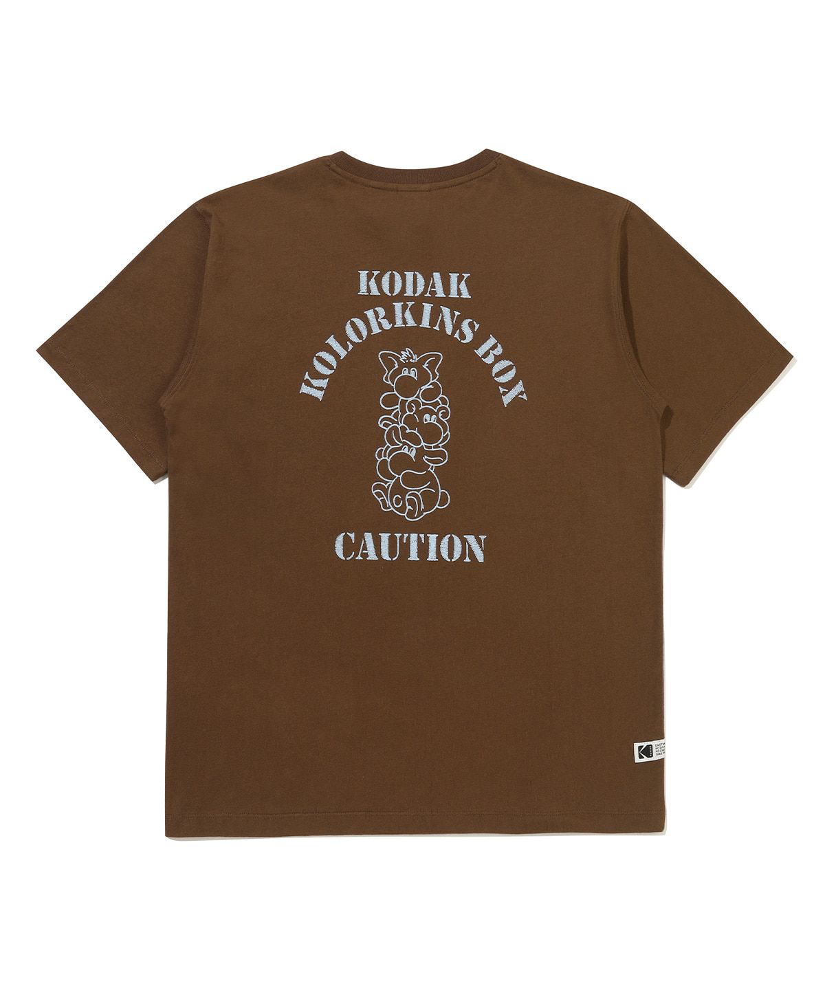 코닥(KODAK) 씨네라운지 컬러킨즈 반팔 티셔츠 BROWN