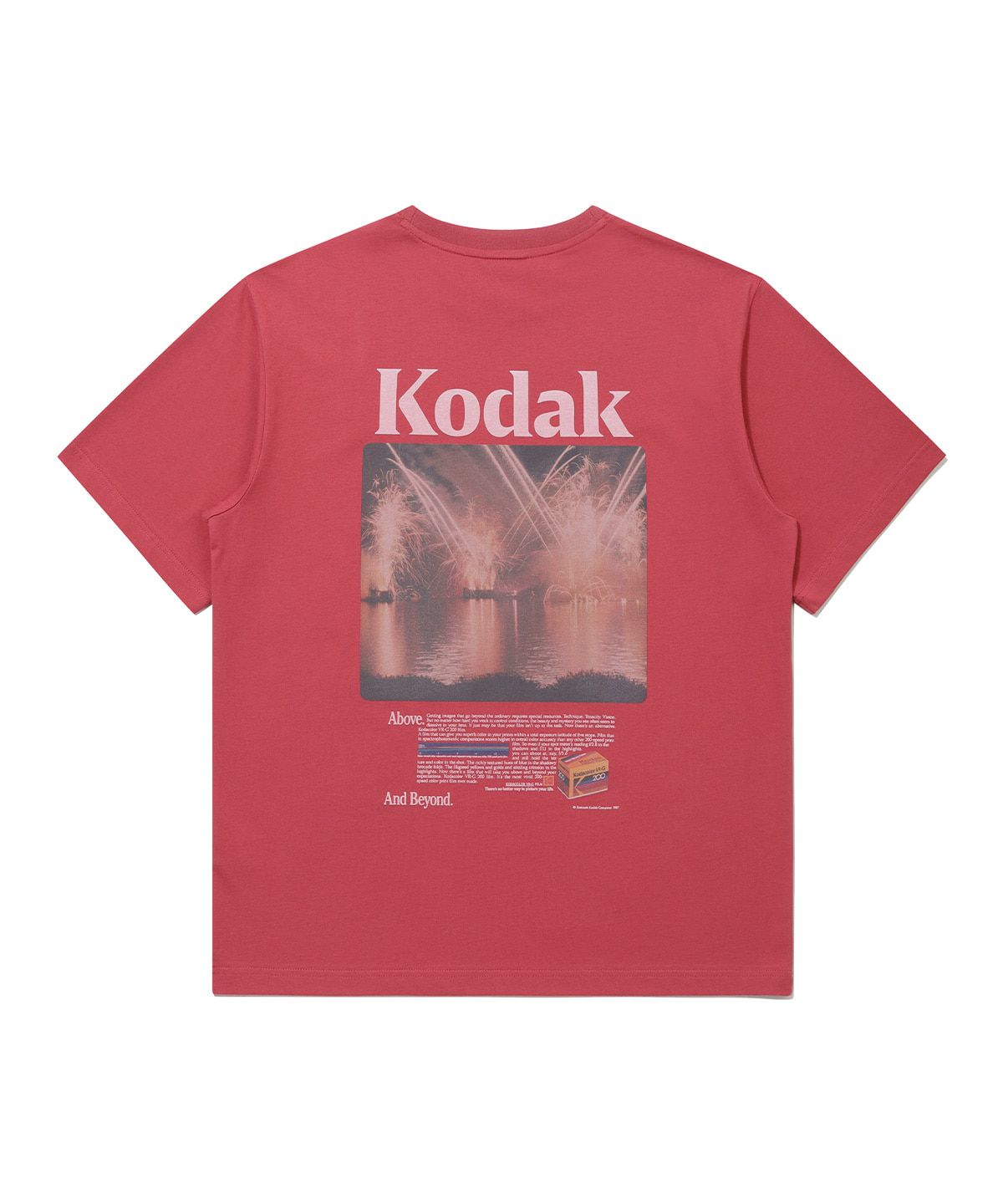 코닥(KODAK) 씨너리 반팔 티셔츠 RED