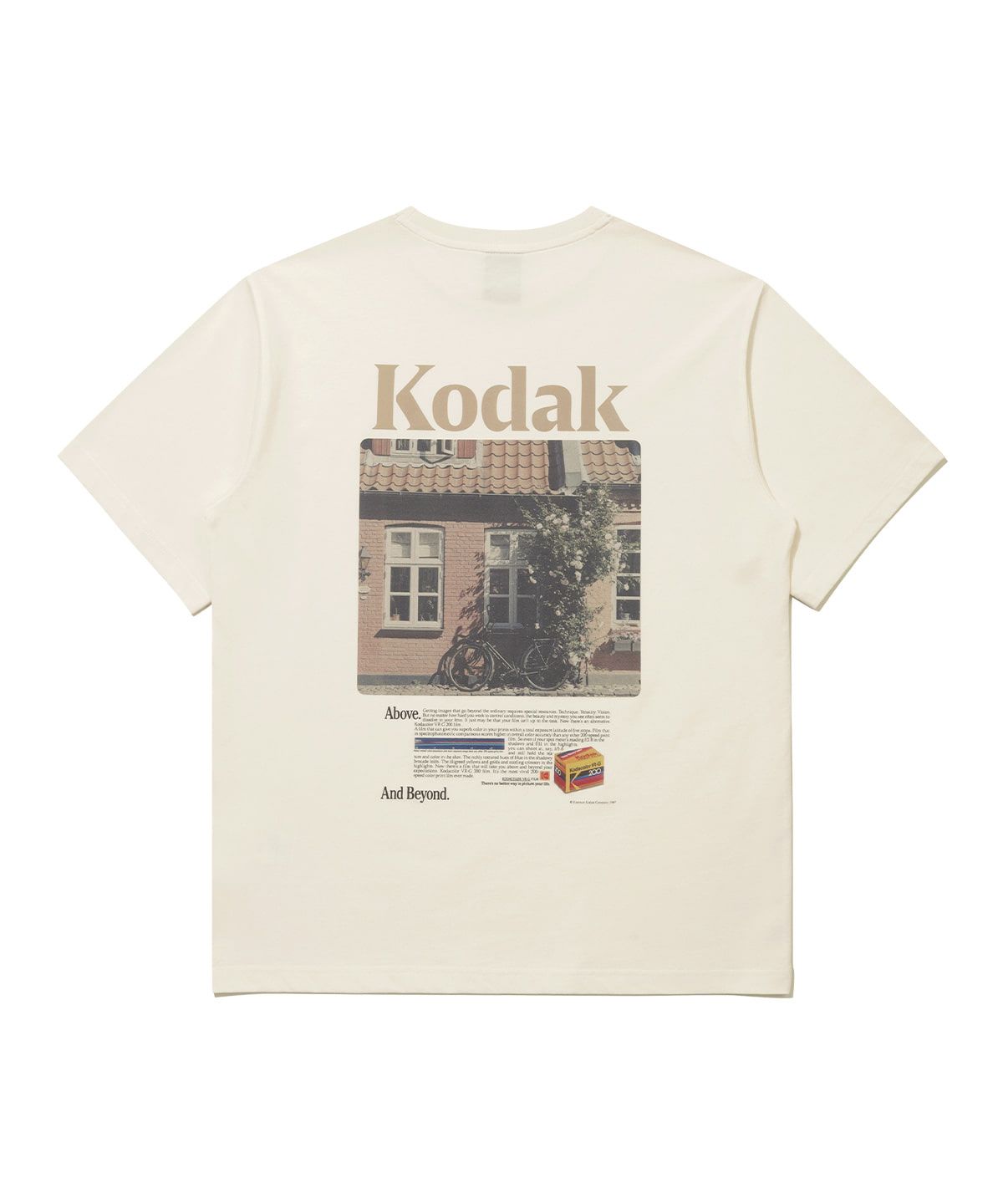 코닥(KODAK) 씨너리 반팔 티셔츠 IVORY