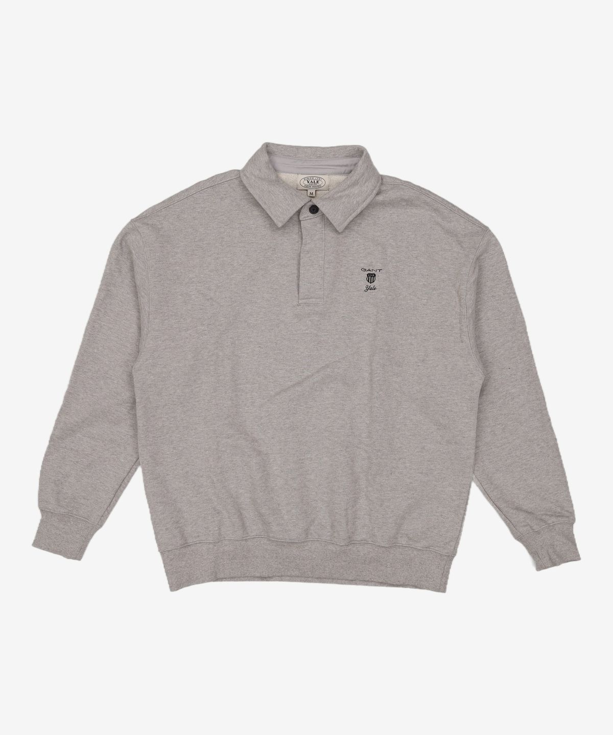 예일(YALE) EMBROIDERY RUGBY CREWNECK GRAY M