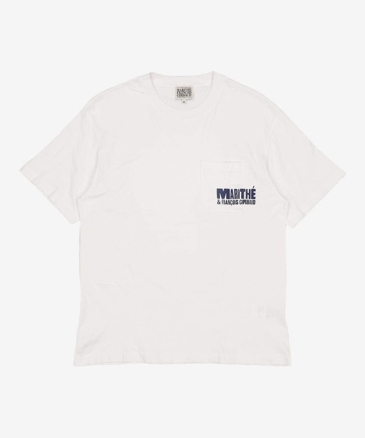 마리떼 프랑소와 저버(MARITHÉ + FRANҪOIS GIRBAUD) POCKET LOGO TEE white M