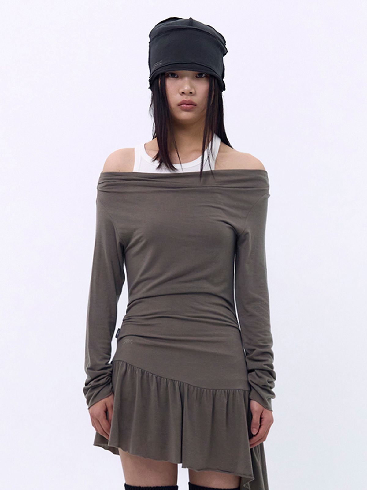 세릭(CERRIC) Elena Dress _ Brown
