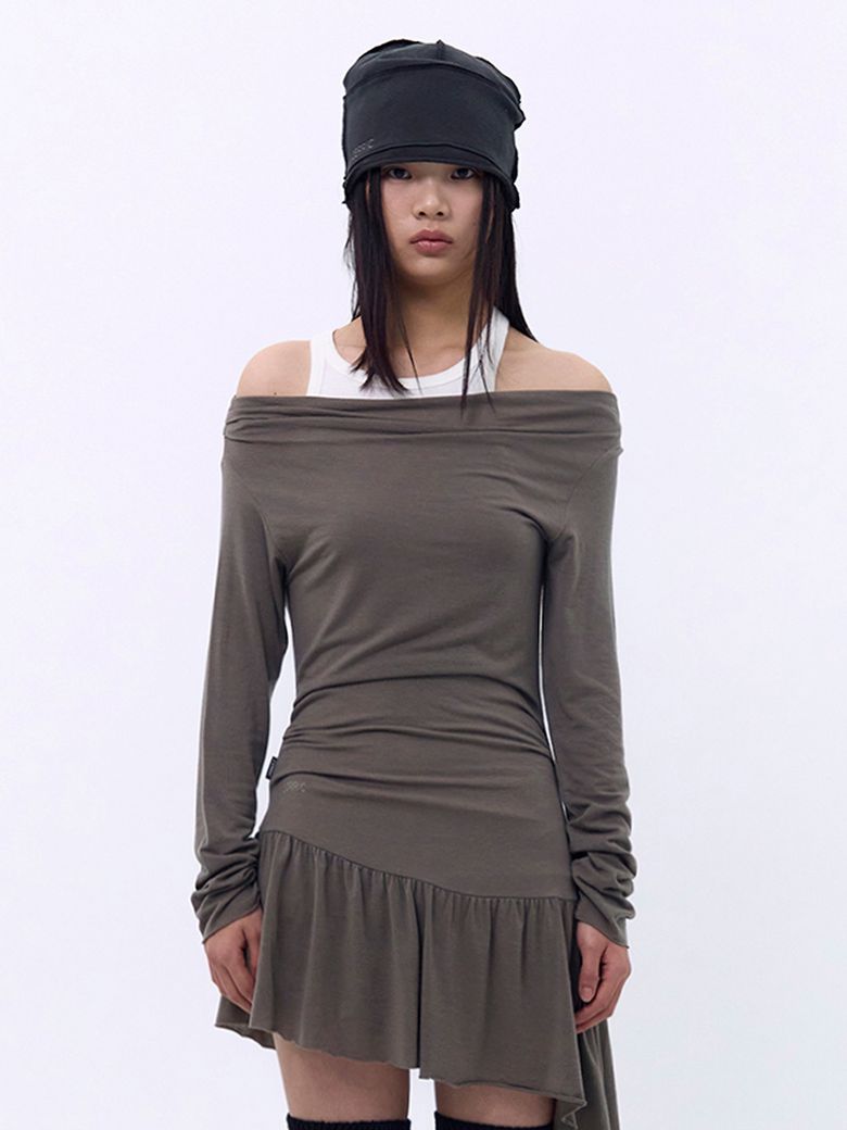 Elena Dress _ Brown