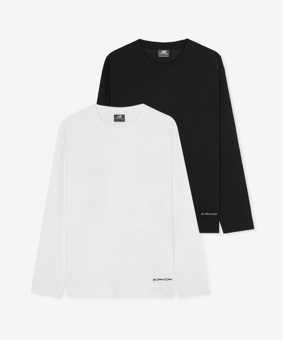뉴발란스(NEW BALANCE) NBNDG4A023 / UNI NB ESSENTIAL 2PACK 긴팔티 (MIX)