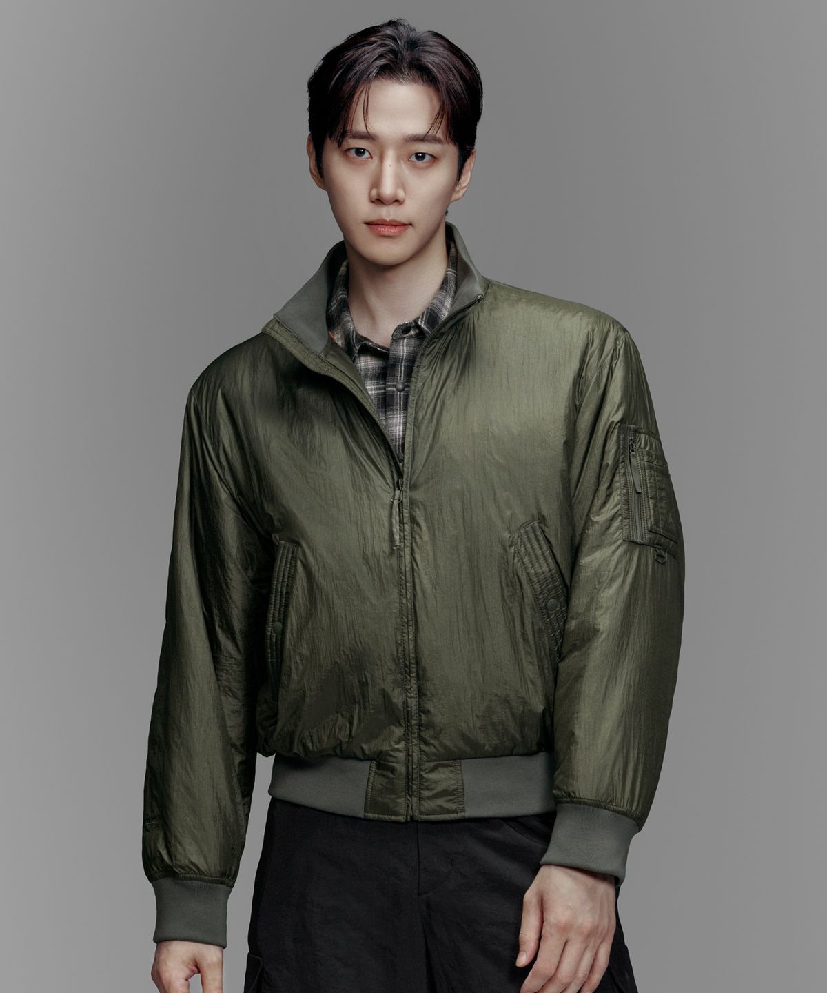 네파(NEPA) 7M50961 남성 써모퍼프 패딩 봄버 자켓