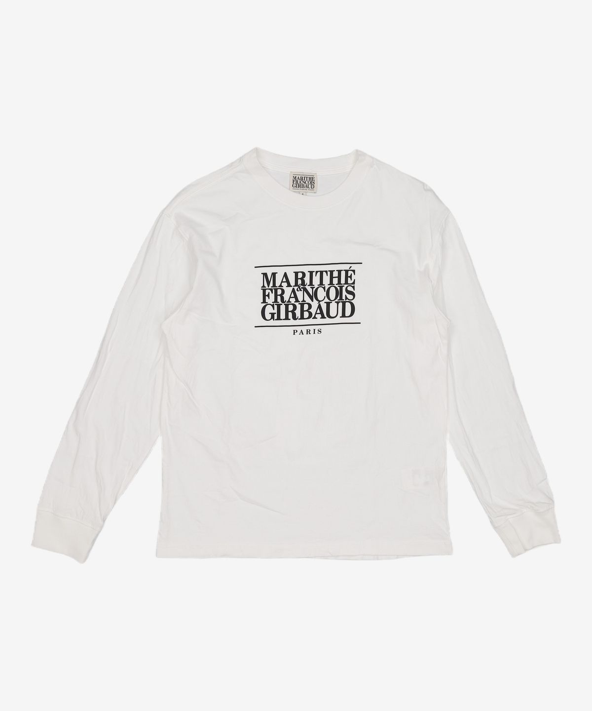 마리떼 프랑소와 저버(MARITHÉ + FRANҪOIS GIRBAUD) CLASSIC LOGO LONG SLEEVE white S