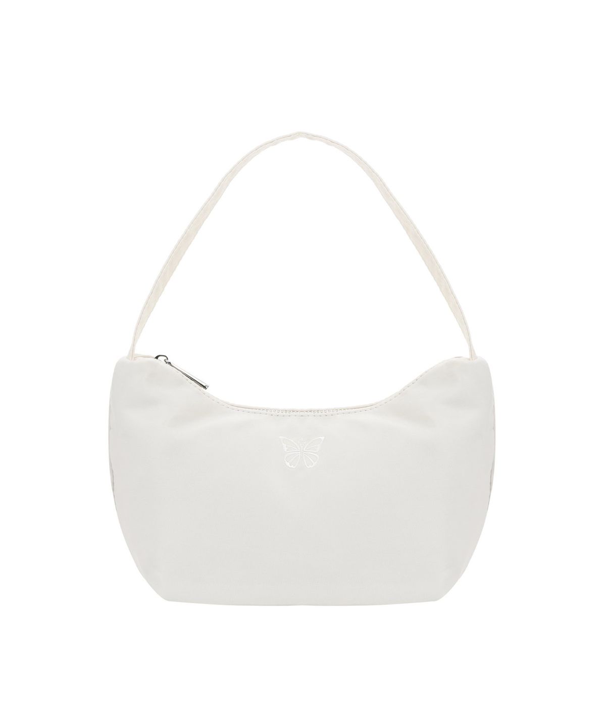 닉앤니콜(NICK&NICOLE) NICOLE NYLON MINI HOBO BAG_CREAM