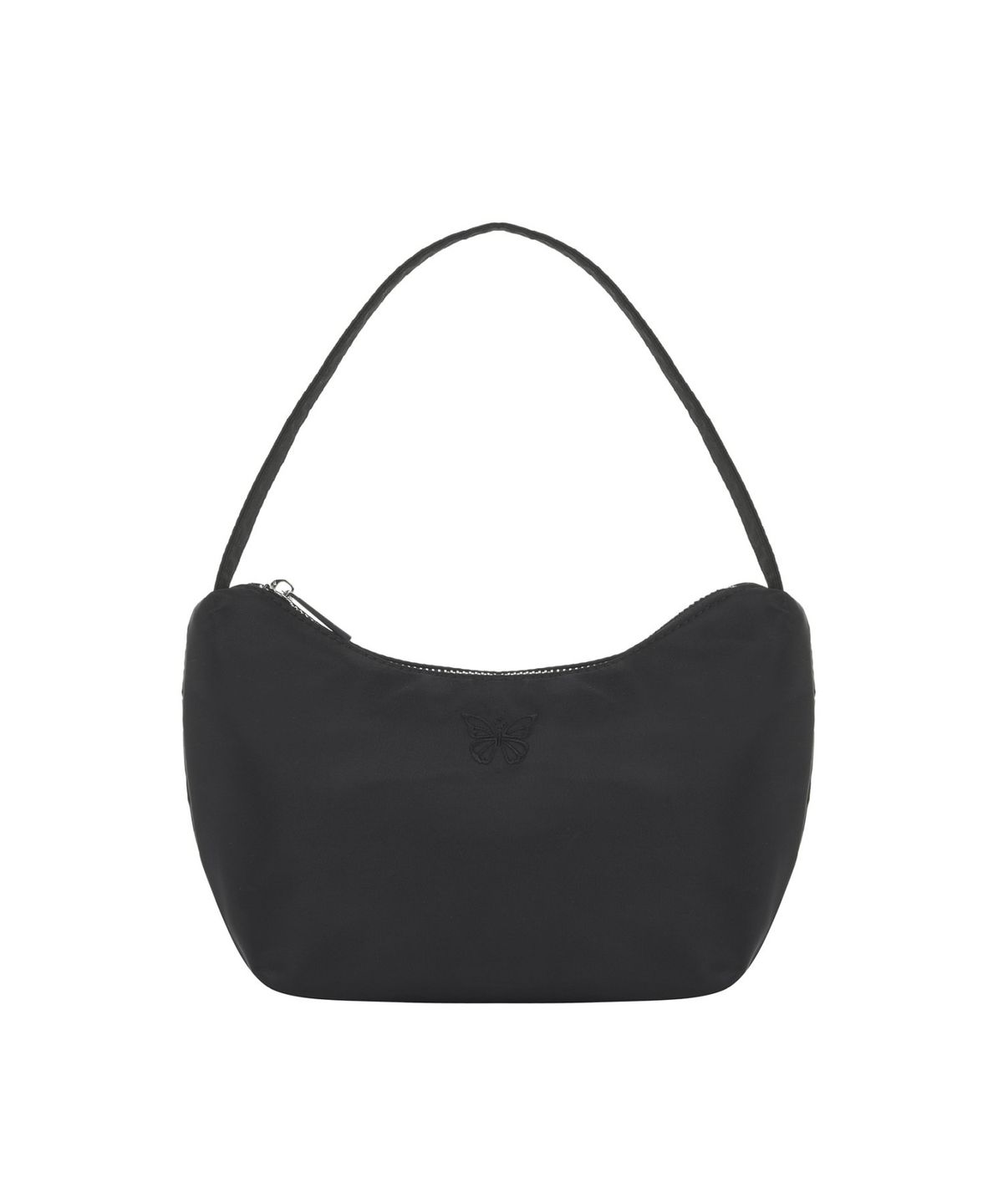 닉앤니콜(NICK&NICOLE) NICOLE NYLON MINI HOBO BAG_BLACK