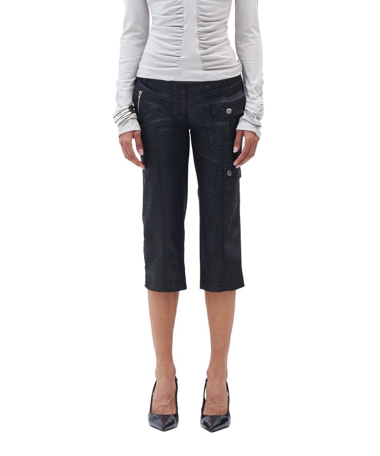 Python Capri Pants [Black]