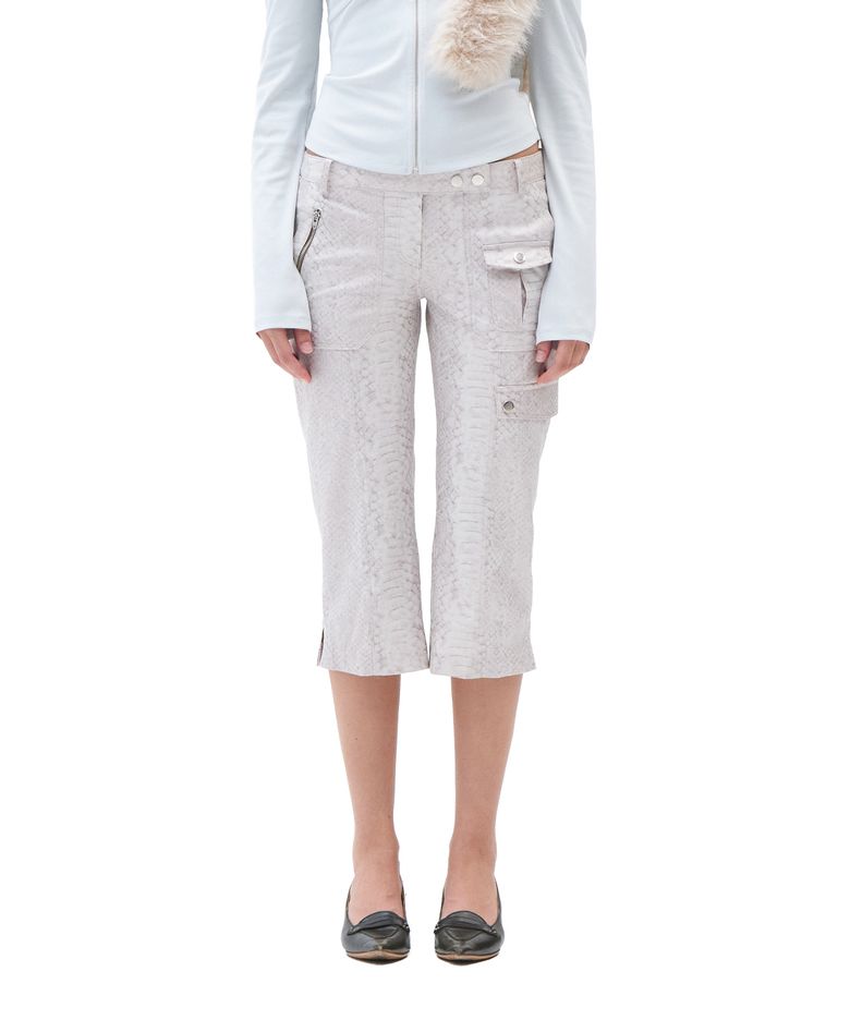 Python Capri Pants [Ivory]