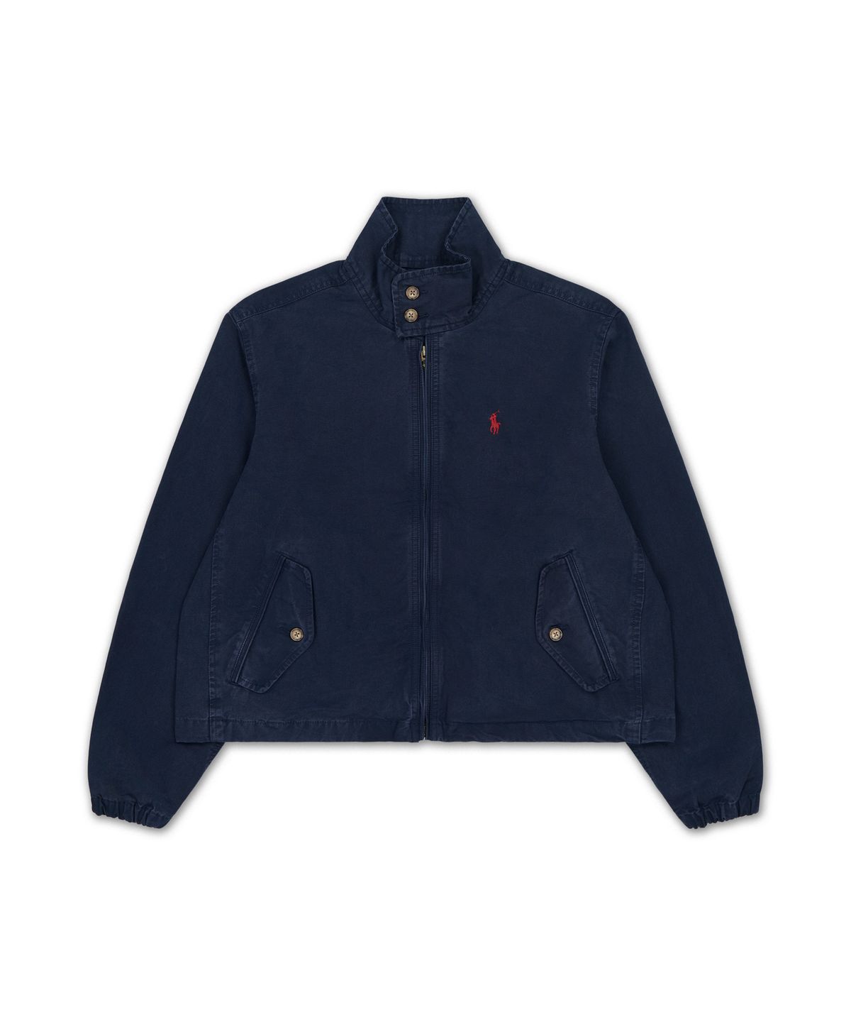 폴로 랄프 로렌(POLO RALPH LAUREN) 코튼 캔버스 재킷-네이비