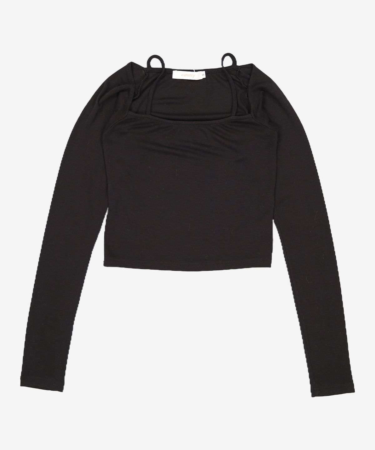 큐리티(CURETTY) C STRING LAYERED T-SHIRT_BLACK S