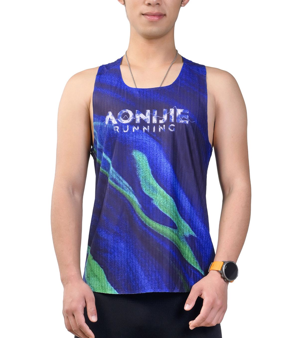 오니지(AONIJIE) 러닝 싱글렛 MT64 (Blue)