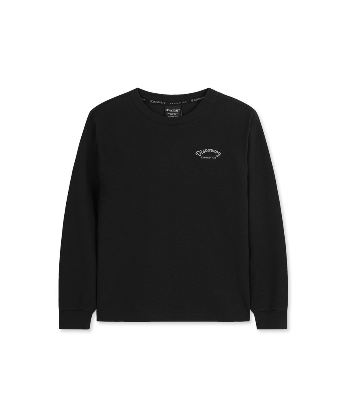 디스커버리 키즈(DISCOVERY KIDS) 키즈 에센셜 긴팔티 (BLACK)
